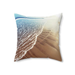 Sandy Beach Decorative Square Pillow