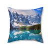 Mountain Backdrop Decorative Square Pillow
